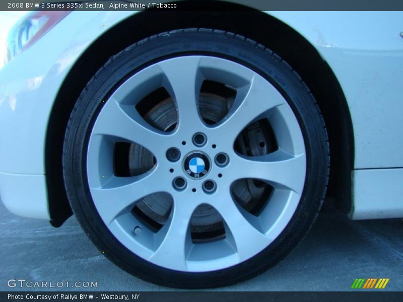 Alpine White / Tobacco 2008 BMW 3 Series 335xi Sedan