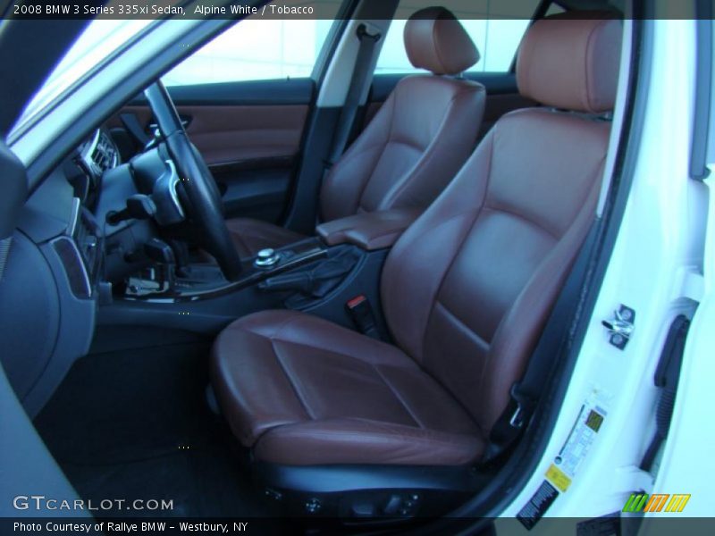 Alpine White / Tobacco 2008 BMW 3 Series 335xi Sedan