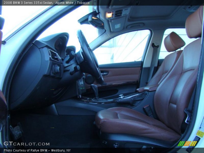 Alpine White / Tobacco 2008 BMW 3 Series 335xi Sedan