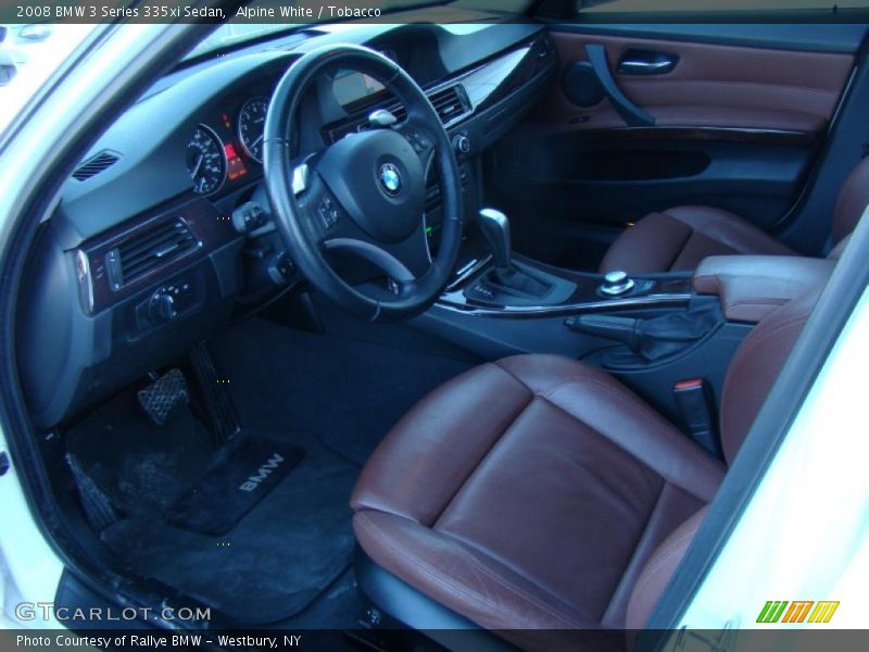 Alpine White / Tobacco 2008 BMW 3 Series 335xi Sedan
