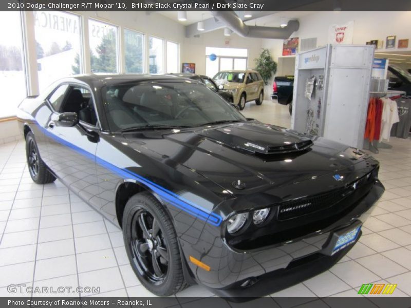 Brilliant Black Crystal Pearl / Dark Slate Gray 2010 Dodge Challenger R/T Mopar '10