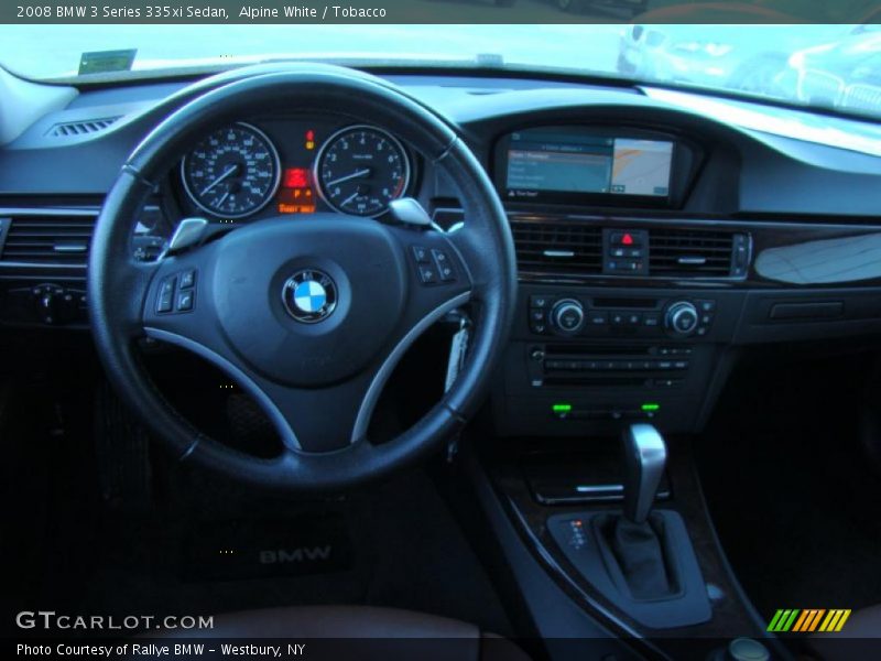 Alpine White / Tobacco 2008 BMW 3 Series 335xi Sedan