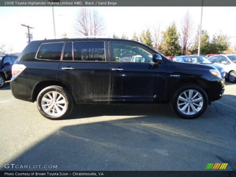 Black / Sand Beige 2008 Toyota Highlander Hybrid Limited 4WD