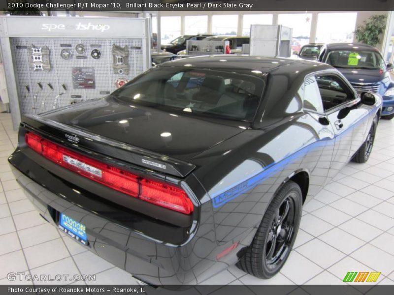 Brilliant Black Crystal Pearl / Dark Slate Gray 2010 Dodge Challenger R/T Mopar '10