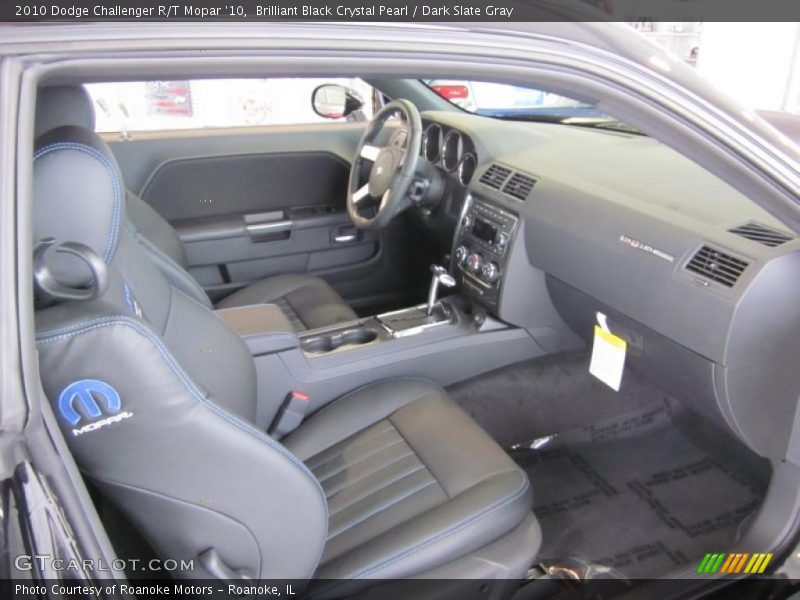 Brilliant Black Crystal Pearl / Dark Slate Gray 2010 Dodge Challenger R/T Mopar '10