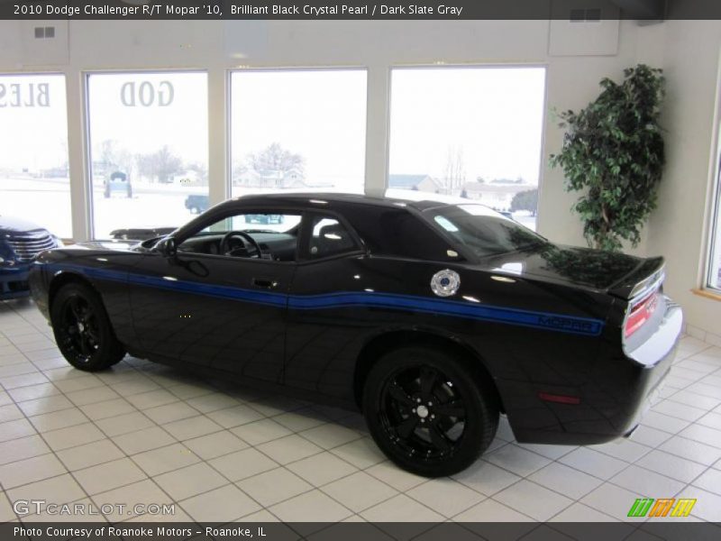 Brilliant Black Crystal Pearl / Dark Slate Gray 2010 Dodge Challenger R/T Mopar '10