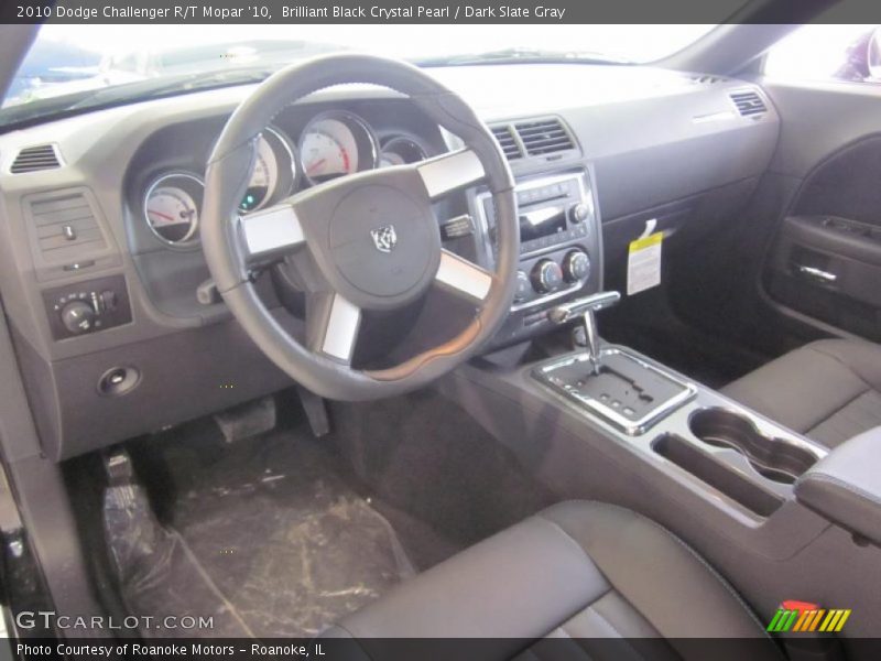 Brilliant Black Crystal Pearl / Dark Slate Gray 2010 Dodge Challenger R/T Mopar '10