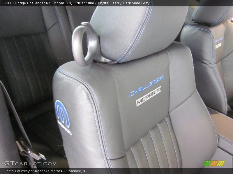 Brilliant Black Crystal Pearl / Dark Slate Gray 2010 Dodge Challenger R/T Mopar '10