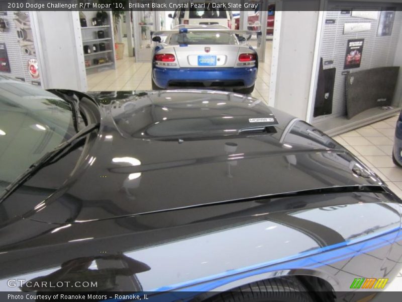 Brilliant Black Crystal Pearl / Dark Slate Gray 2010 Dodge Challenger R/T Mopar '10