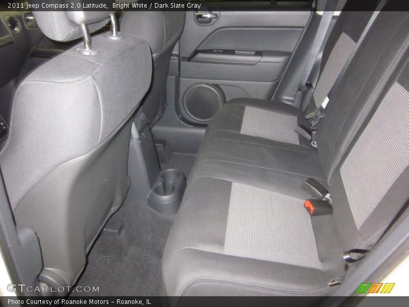 Bright White / Dark Slate Gray 2011 Jeep Compass 2.0 Latitude