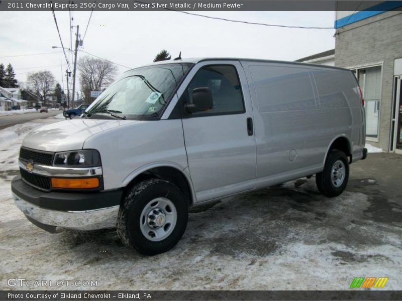 Sheer Silver Metallic / Medium Pewter 2011 Chevrolet Express 2500 Cargo Van