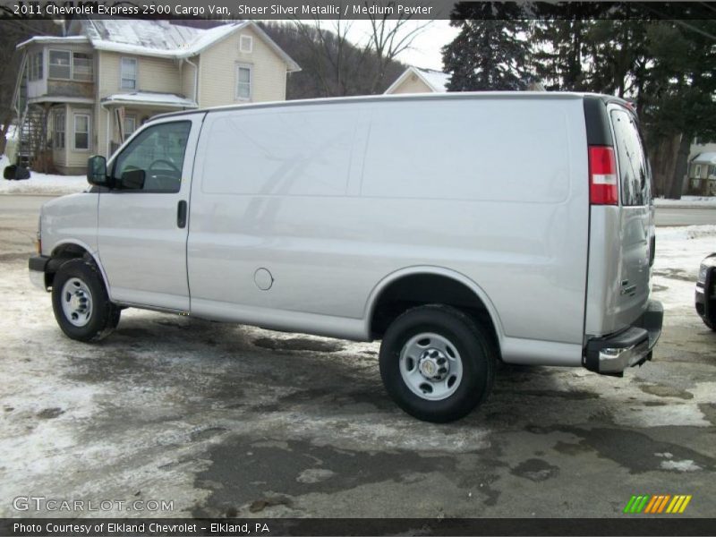 Sheer Silver Metallic / Medium Pewter 2011 Chevrolet Express 2500 Cargo Van