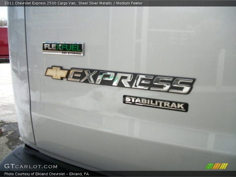 Sheer Silver Metallic / Medium Pewter 2011 Chevrolet Express 2500 Cargo Van