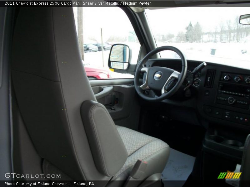 Sheer Silver Metallic / Medium Pewter 2011 Chevrolet Express 2500 Cargo Van