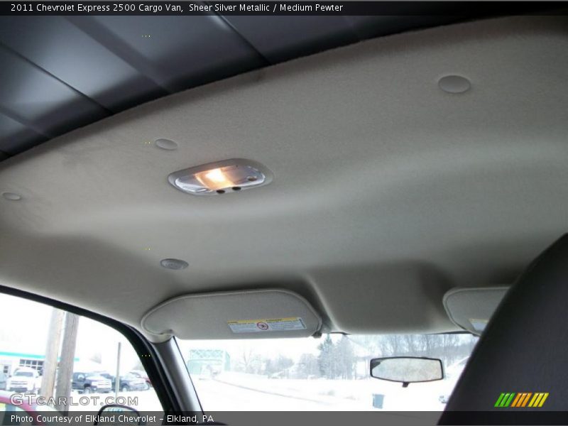 Sheer Silver Metallic / Medium Pewter 2011 Chevrolet Express 2500 Cargo Van