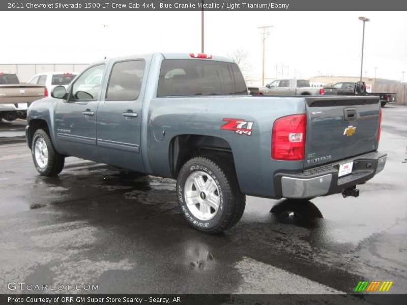 Blue Granite Metallic / Light Titanium/Ebony 2011 Chevrolet Silverado 1500 LT Crew Cab 4x4