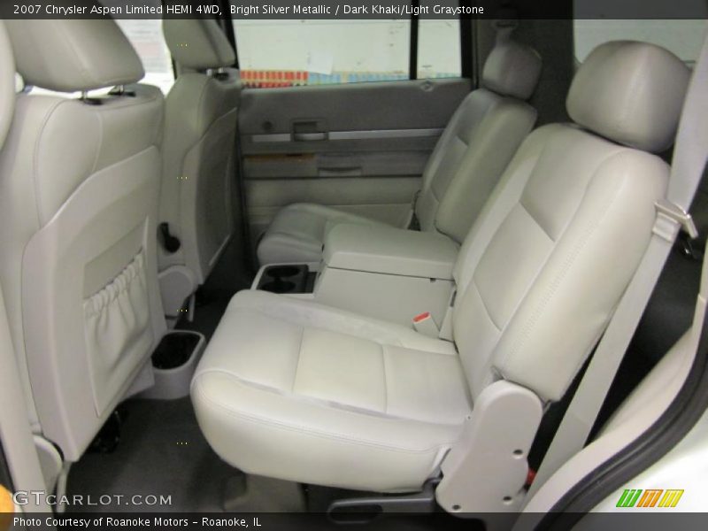 Bright Silver Metallic / Dark Khaki/Light Graystone 2007 Chrysler Aspen Limited HEMI 4WD
