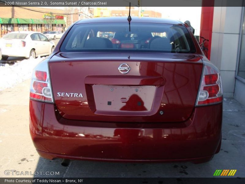 Sonoma Sunset / Charcoal/Steel 2008 Nissan Sentra 2.0