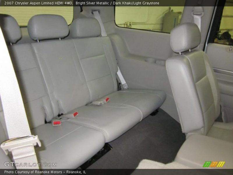 Bright Silver Metallic / Dark Khaki/Light Graystone 2007 Chrysler Aspen Limited HEMI 4WD