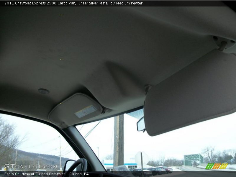 Sheer Silver Metallic / Medium Pewter 2011 Chevrolet Express 2500 Cargo Van