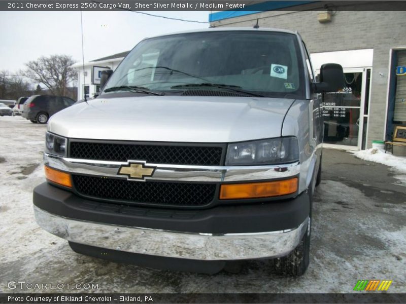 Sheer Silver Metallic / Medium Pewter 2011 Chevrolet Express 2500 Cargo Van
