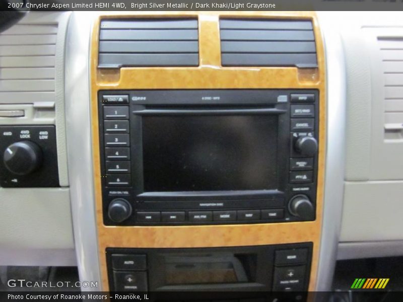 Bright Silver Metallic / Dark Khaki/Light Graystone 2007 Chrysler Aspen Limited HEMI 4WD
