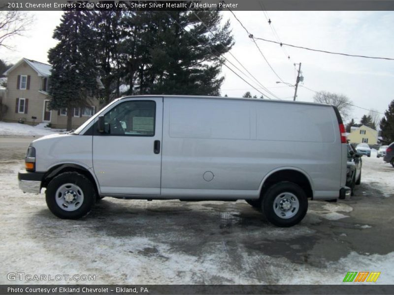 Sheer Silver Metallic / Medium Pewter 2011 Chevrolet Express 2500 Cargo Van