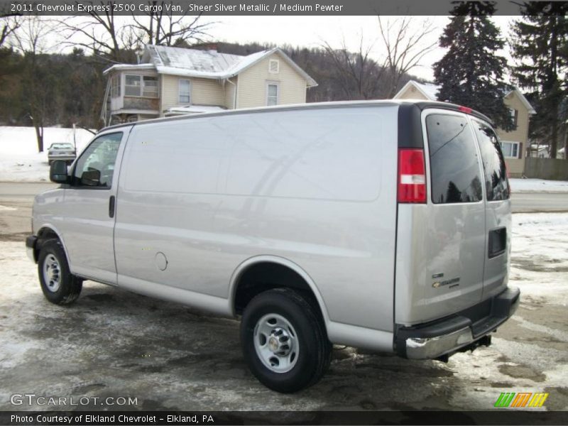 Sheer Silver Metallic / Medium Pewter 2011 Chevrolet Express 2500 Cargo Van