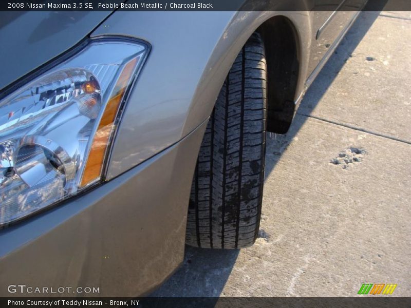 Pebble Beach Metallic / Charcoal Black 2008 Nissan Maxima 3.5 SE