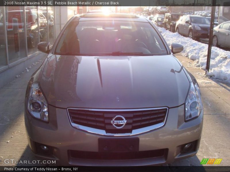 Pebble Beach Metallic / Charcoal Black 2008 Nissan Maxima 3.5 SE