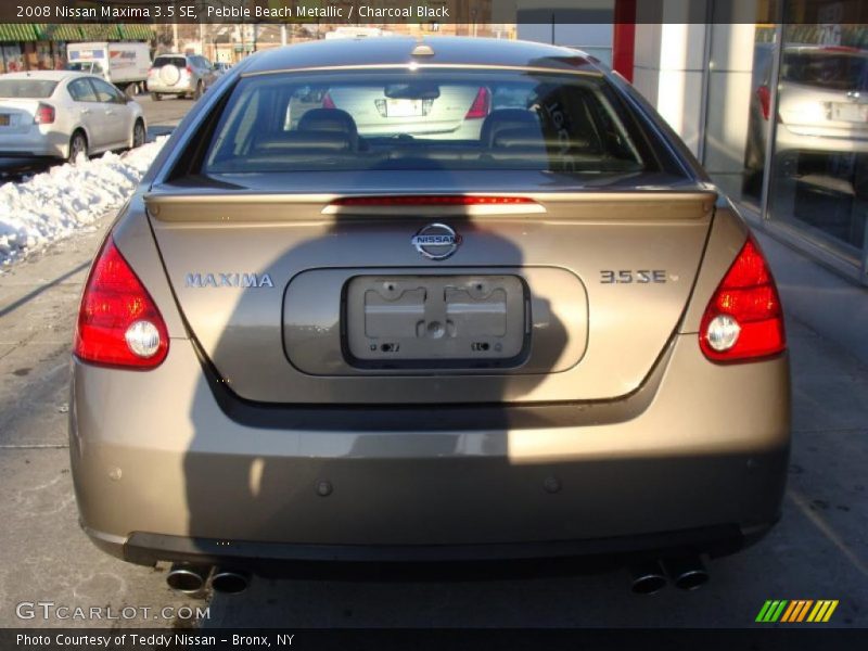 Pebble Beach Metallic / Charcoal Black 2008 Nissan Maxima 3.5 SE