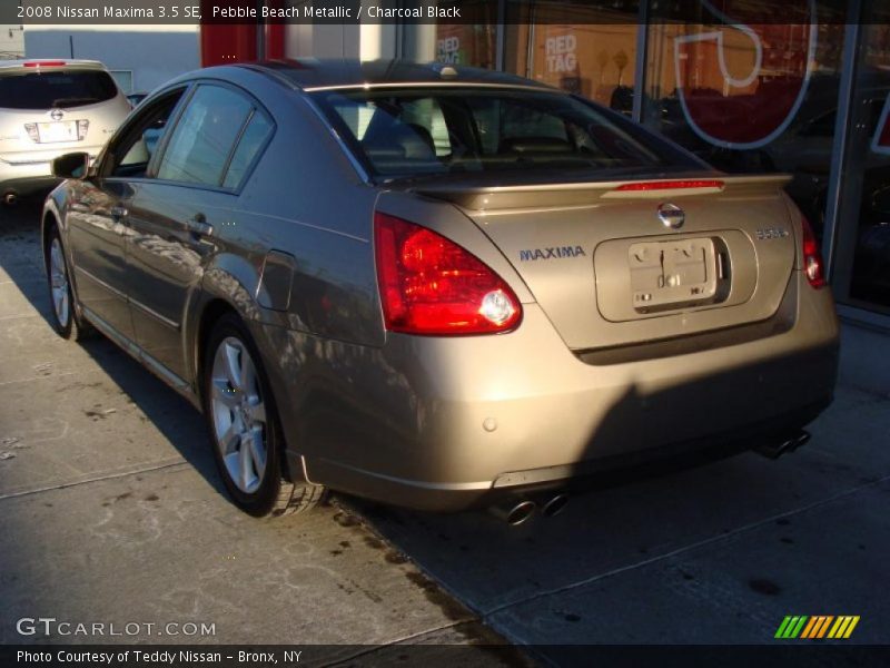 Pebble Beach Metallic / Charcoal Black 2008 Nissan Maxima 3.5 SE