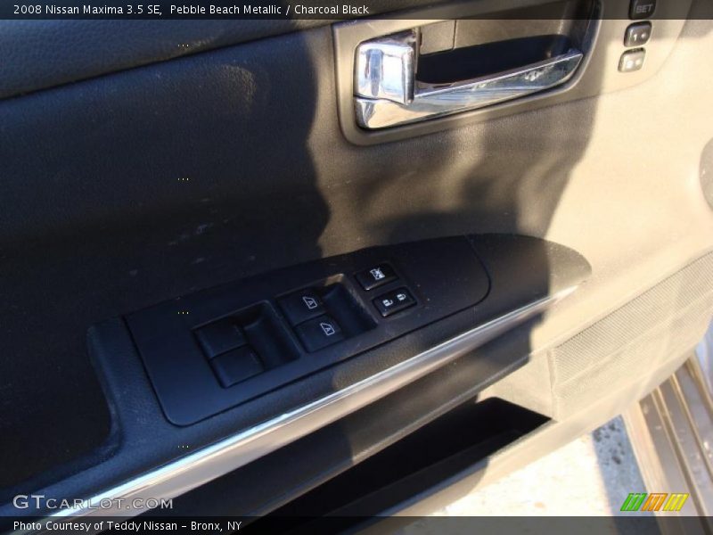 Pebble Beach Metallic / Charcoal Black 2008 Nissan Maxima 3.5 SE
