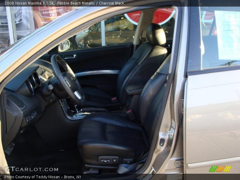 Pebble Beach Metallic / Charcoal Black 2008 Nissan Maxima 3.5 SE
