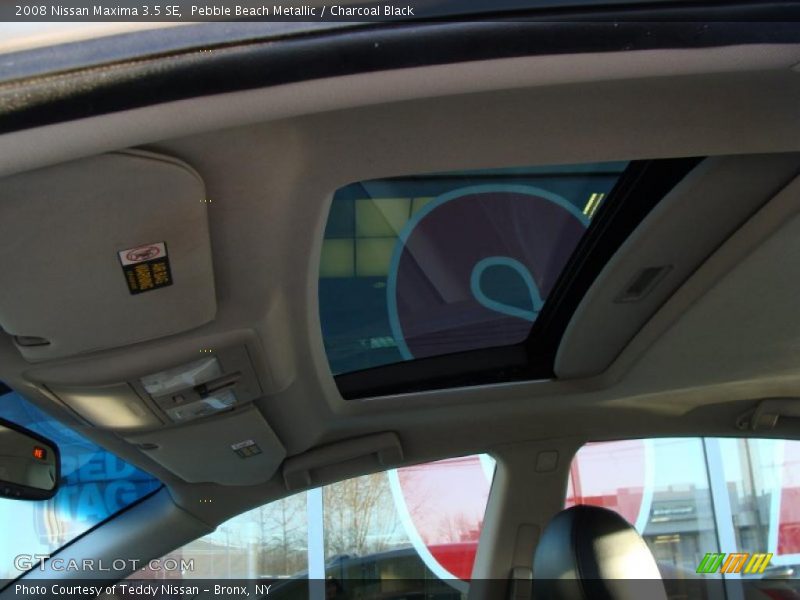 Pebble Beach Metallic / Charcoal Black 2008 Nissan Maxima 3.5 SE