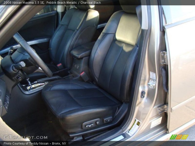 Pebble Beach Metallic / Charcoal Black 2008 Nissan Maxima 3.5 SE