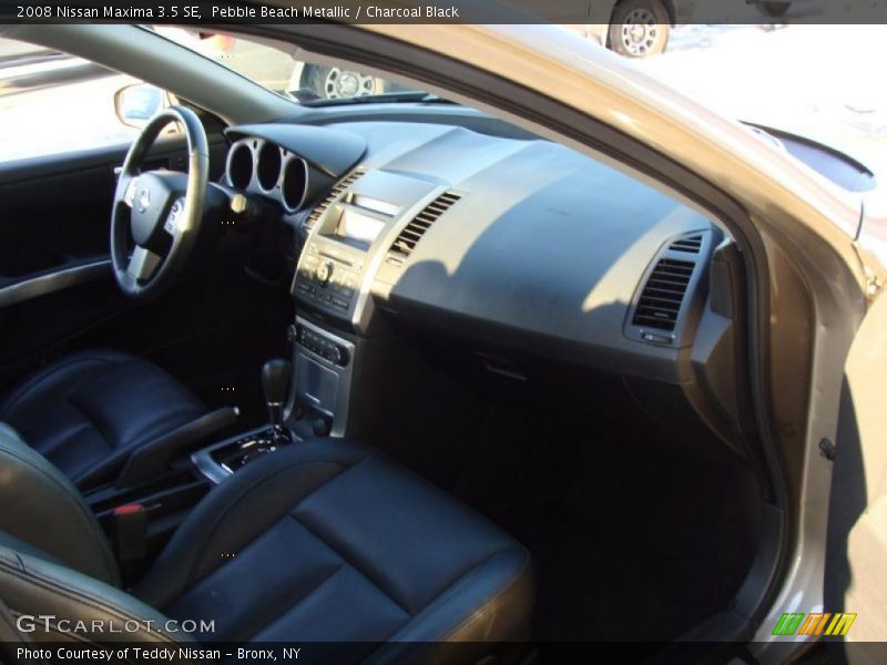 Pebble Beach Metallic / Charcoal Black 2008 Nissan Maxima 3.5 SE