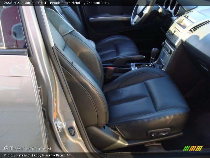 Pebble Beach Metallic / Charcoal Black 2008 Nissan Maxima 3.5 SE