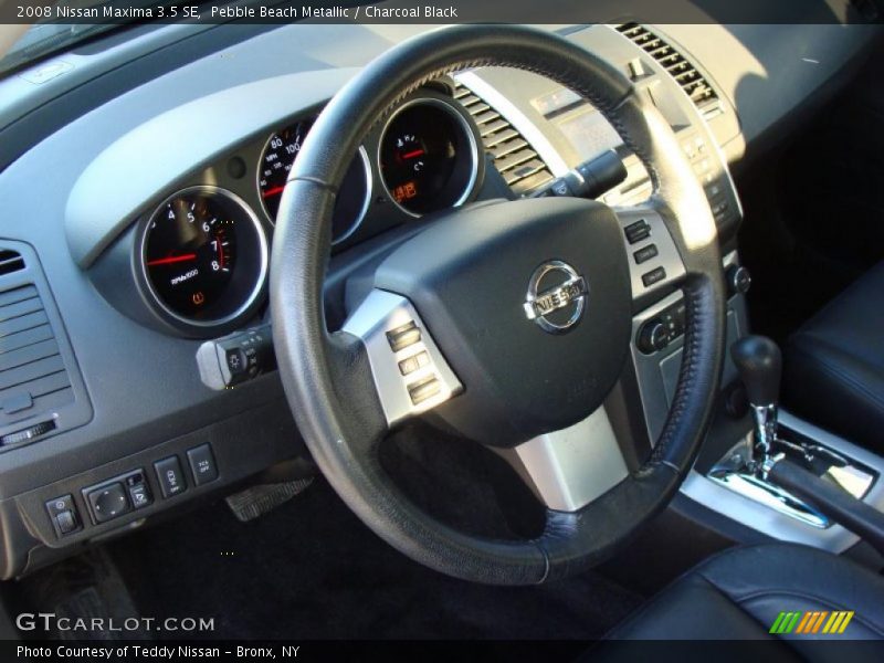 Pebble Beach Metallic / Charcoal Black 2008 Nissan Maxima 3.5 SE