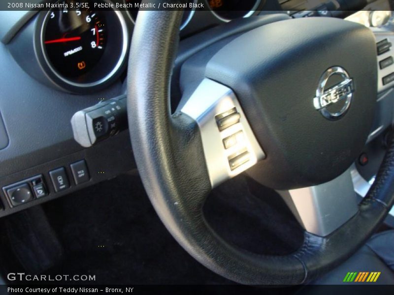 Pebble Beach Metallic / Charcoal Black 2008 Nissan Maxima 3.5 SE