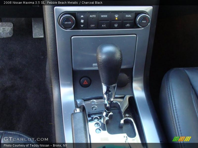 Pebble Beach Metallic / Charcoal Black 2008 Nissan Maxima 3.5 SE