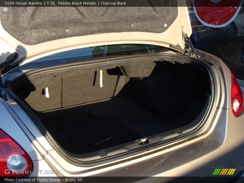 Pebble Beach Metallic / Charcoal Black 2008 Nissan Maxima 3.5 SE