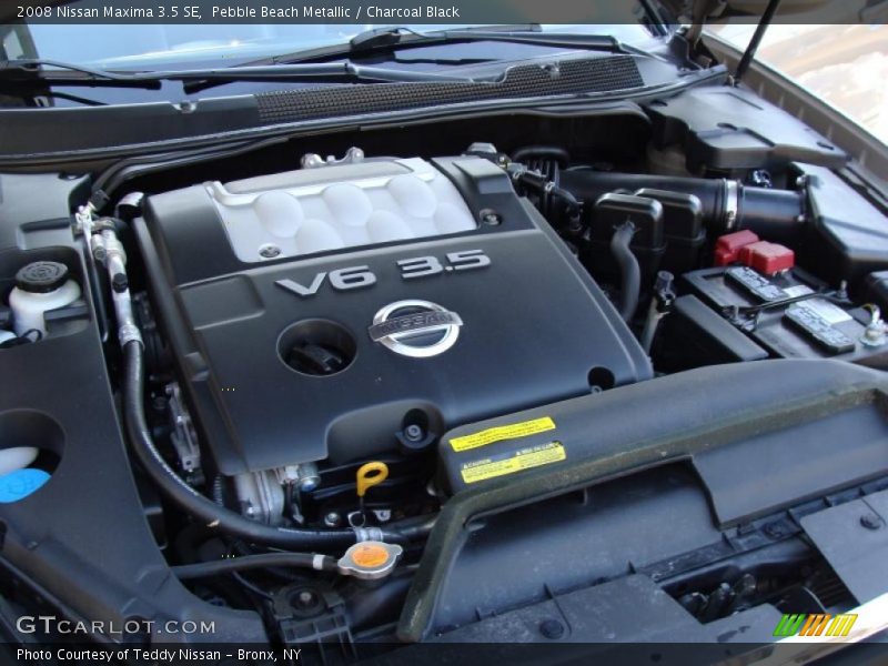 Pebble Beach Metallic / Charcoal Black 2008 Nissan Maxima 3.5 SE