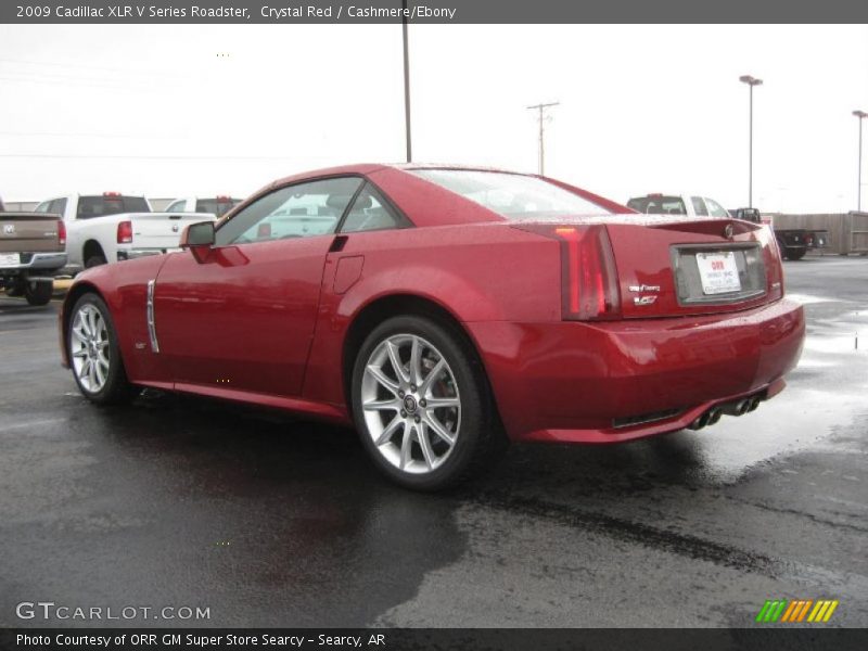  2009 XLR V Series Roadster Crystal Red