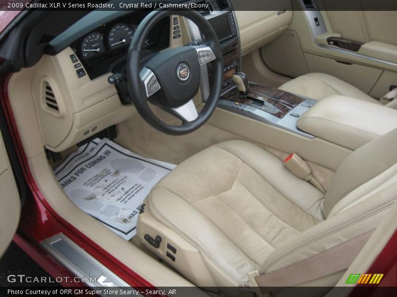 Cashmere/Ebony Interior - 2009 XLR V Series Roadster 