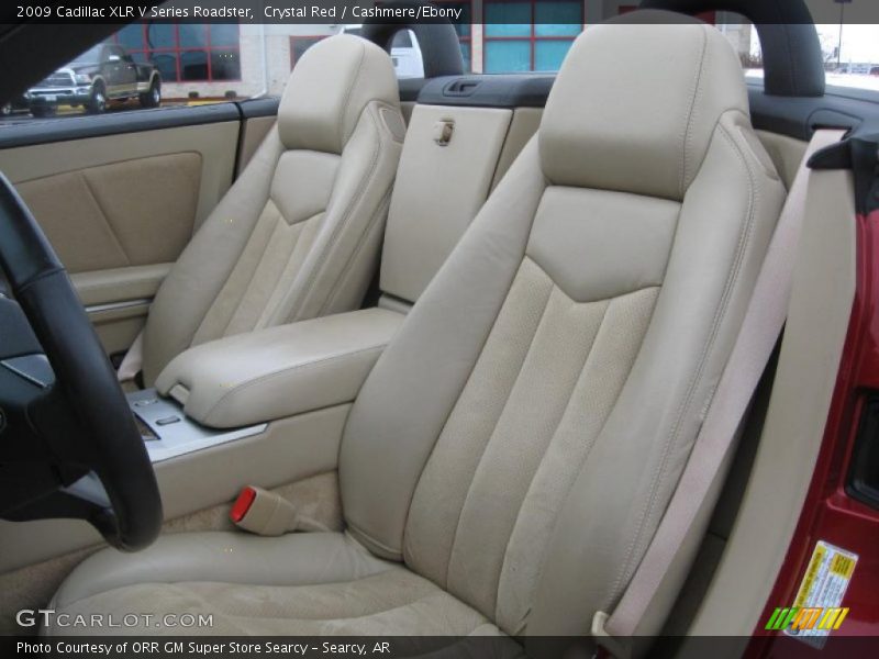  2009 XLR V Series Roadster Cashmere/Ebony Interior