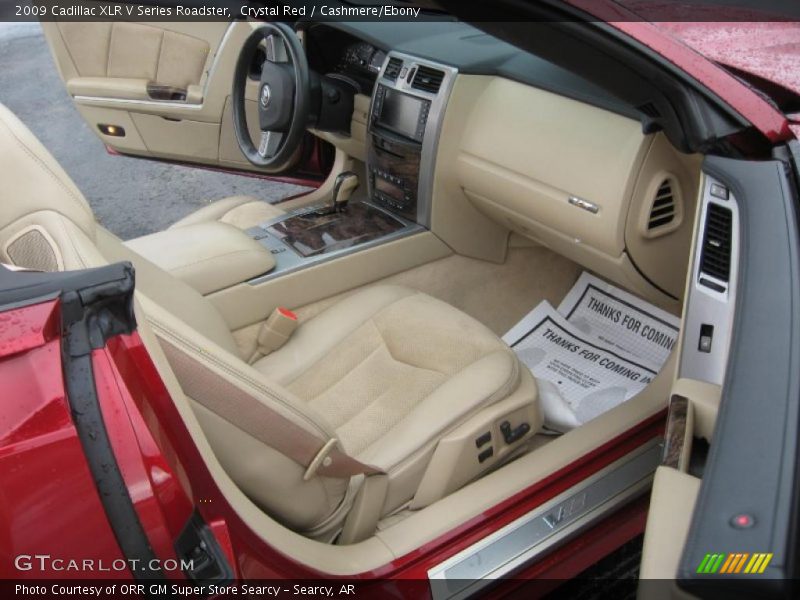 Crystal Red / Cashmere/Ebony 2009 Cadillac XLR V Series Roadster