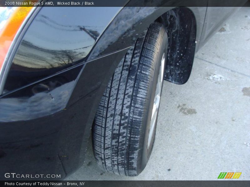 Wicked Black / Black 2008 Nissan Rogue S AWD