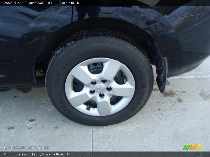 Wicked Black / Black 2008 Nissan Rogue S AWD