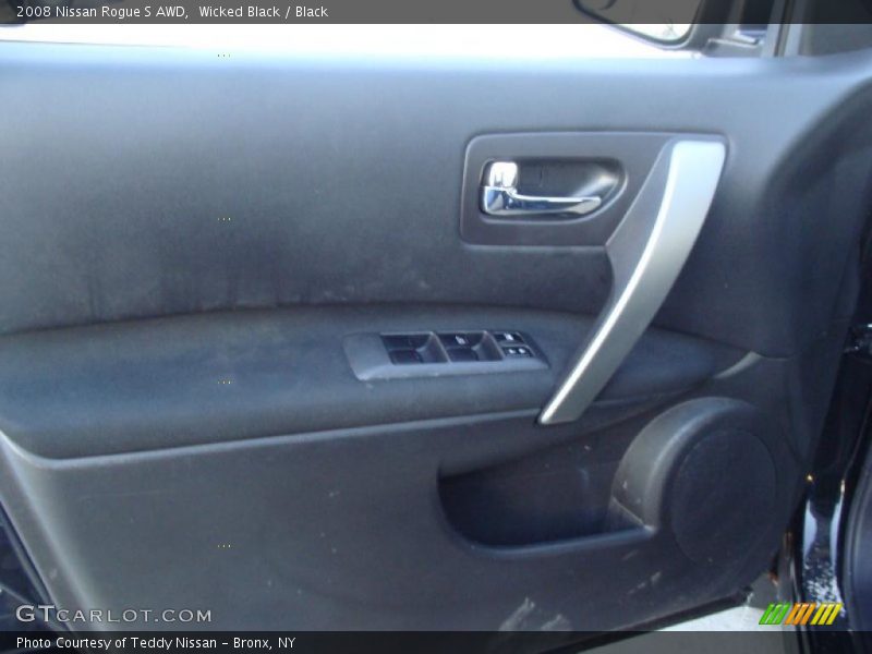 Wicked Black / Black 2008 Nissan Rogue S AWD